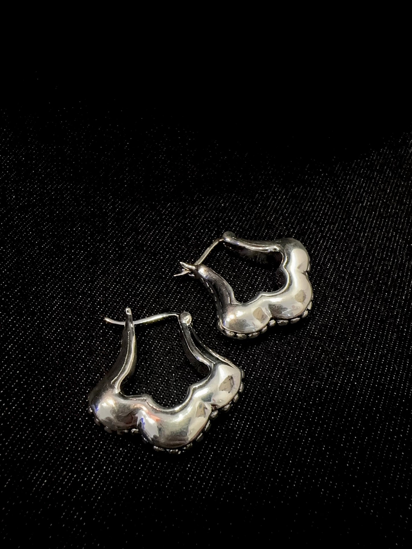 925 UNIQUE WAVES EARRINGS