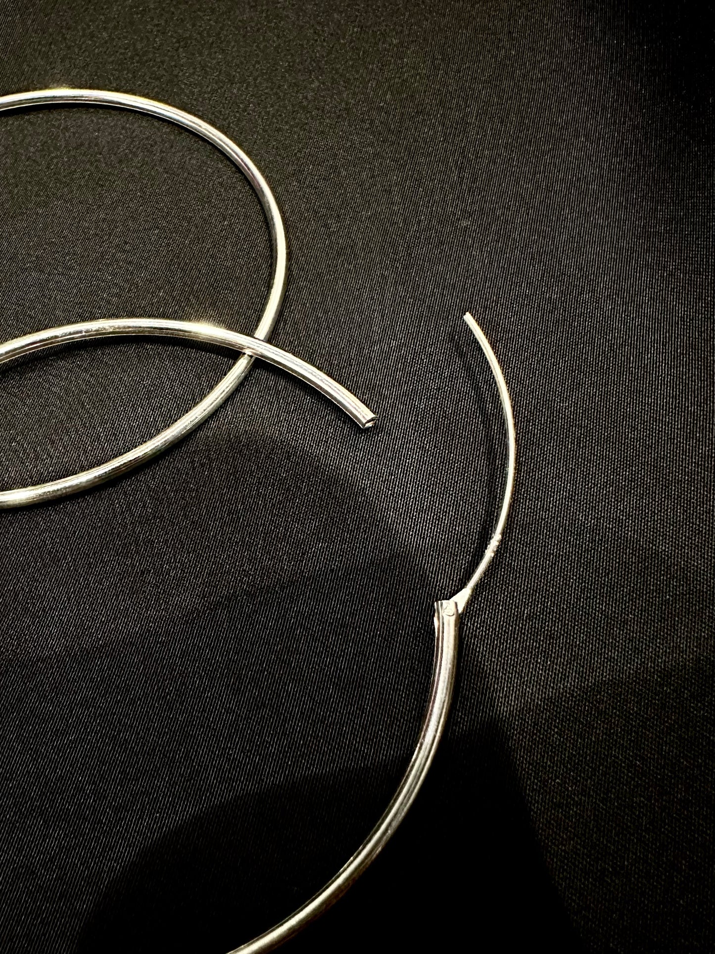 925 60MM BIG LOOP EARRINGS