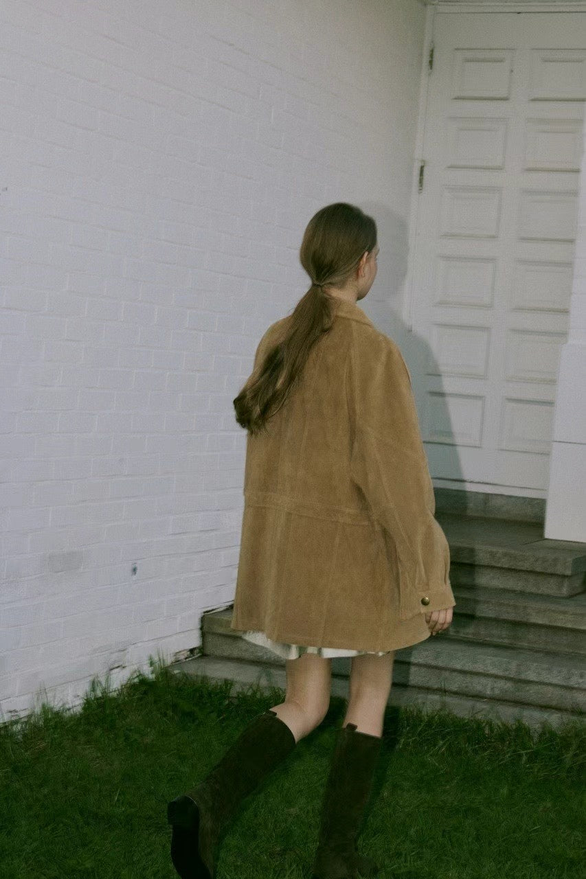 BIG POCKET SUEDE JACKET