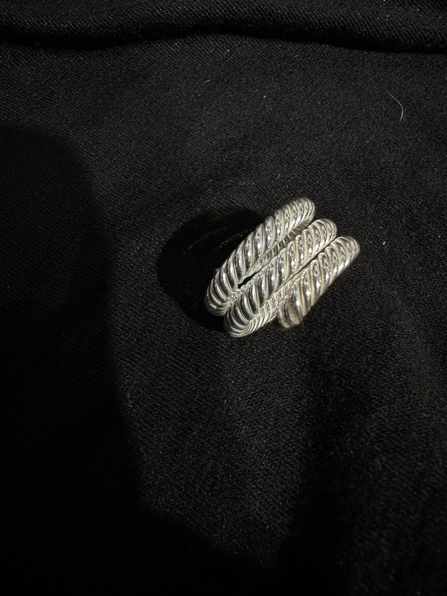 HANDMADE 925 SLASH WRAP RING