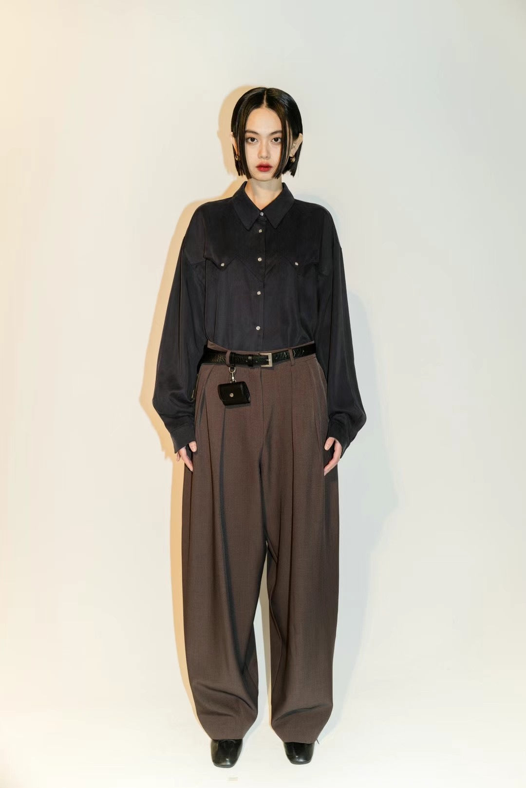 POINT POCKET RAYON SHIRT