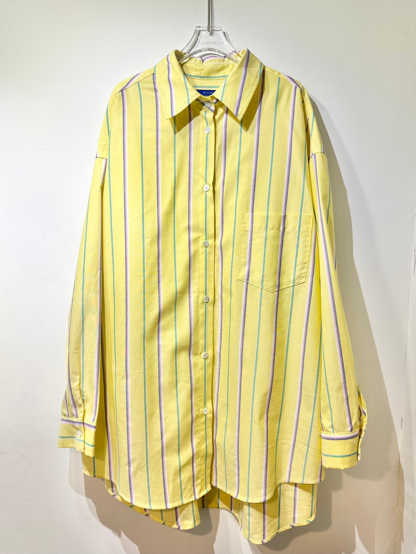 • FUSSY MADE • LEMON STRIPE SHIRT