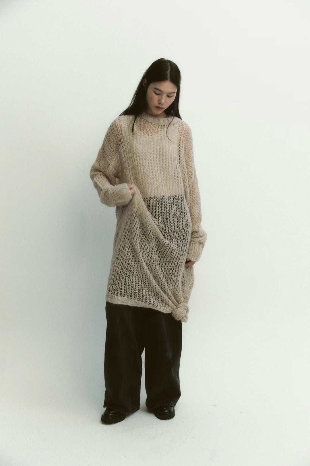 VERY LONG KNIT