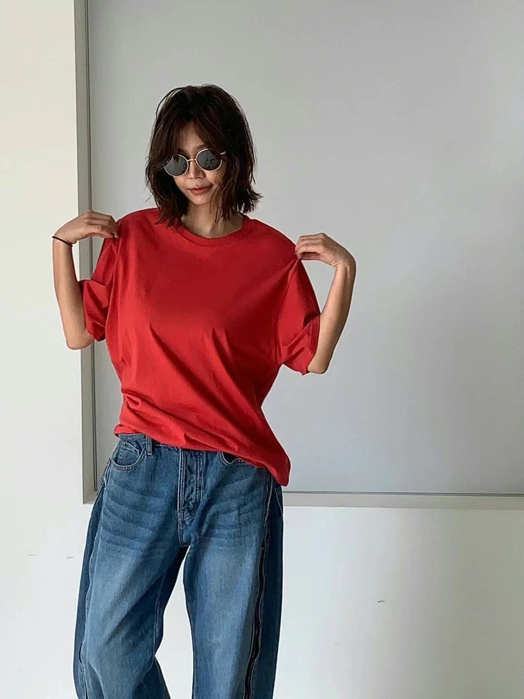CASUAL PLAIN TEE (4 COLOURS)