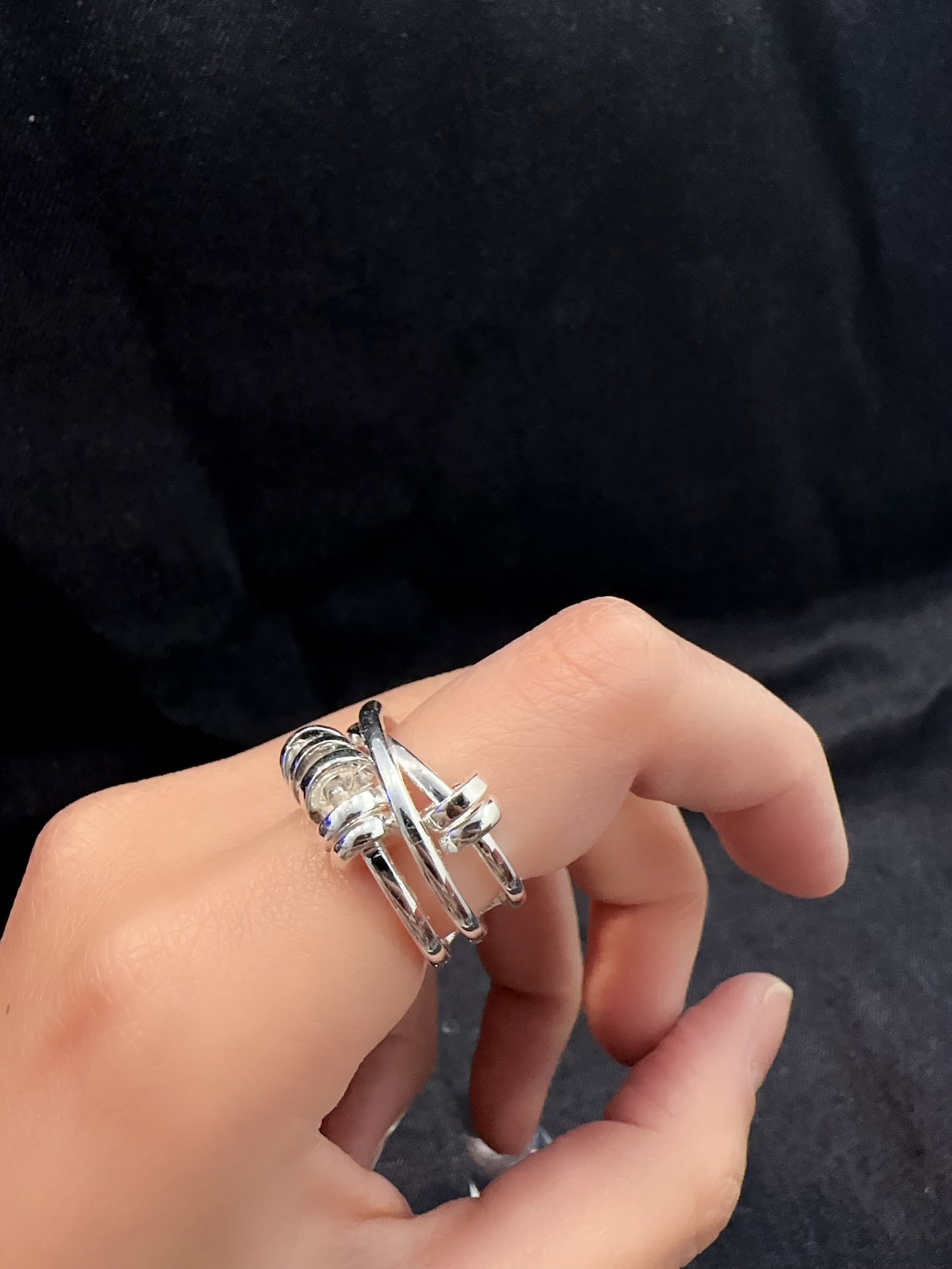 925 MULTI LOOP MIXED RING