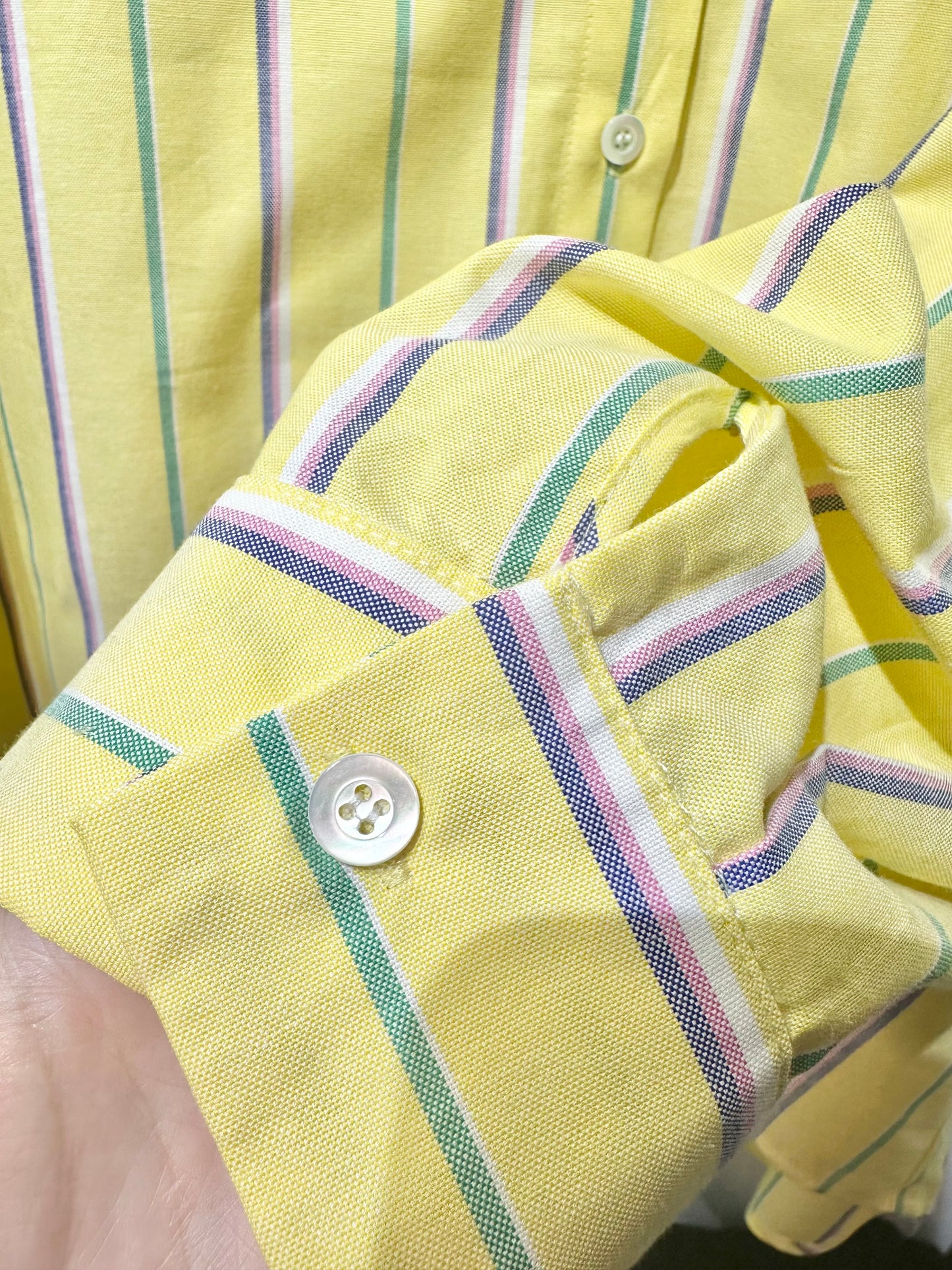 • FUSSY MADE • LEMON STRIPE SHIRT