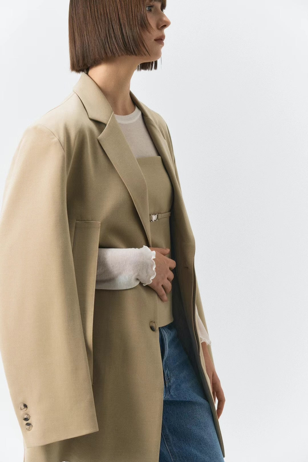 2WAY CAPE BLAZER