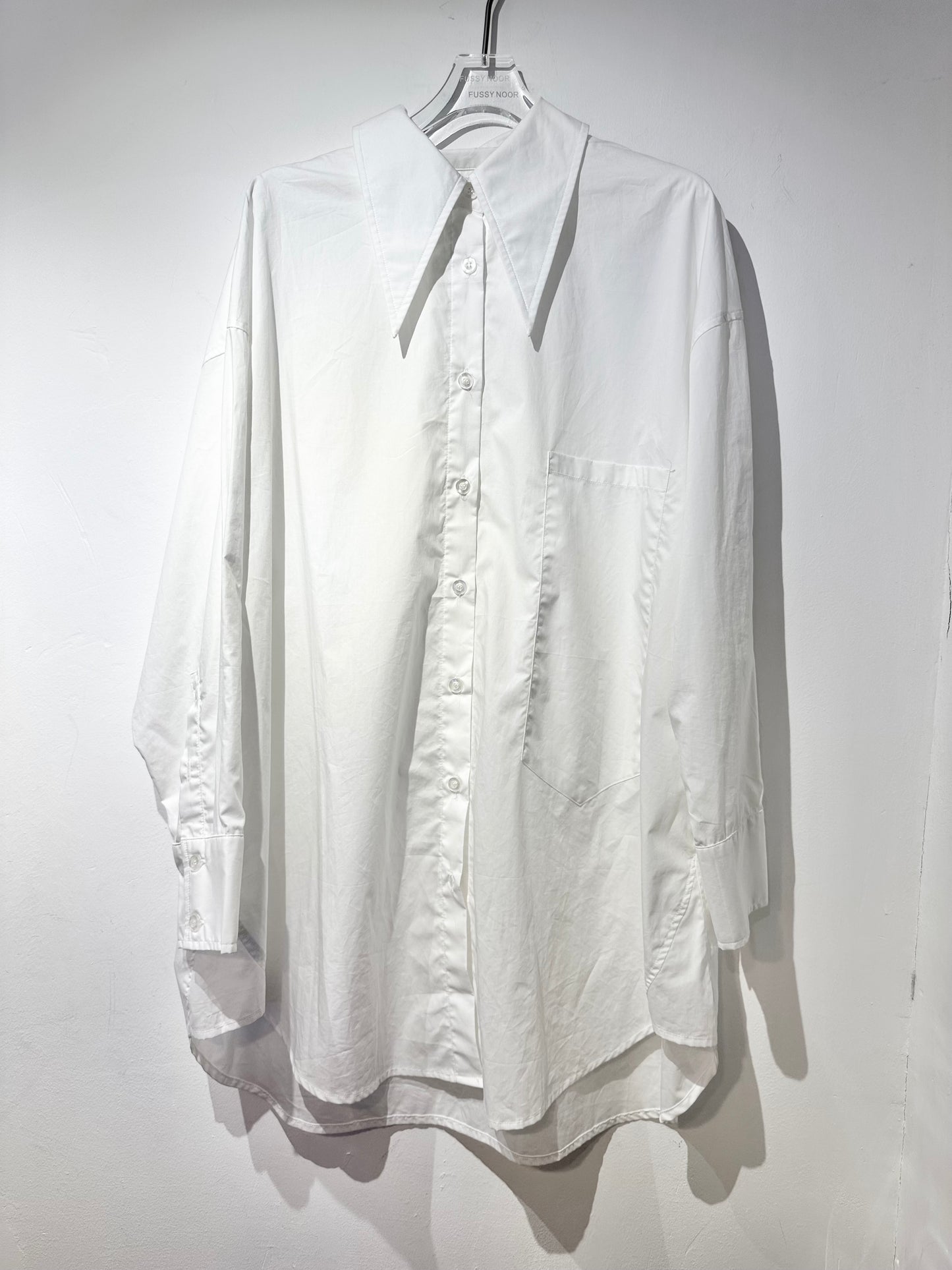 • FUSSY MADE • POINTED COLLAR SHIRT