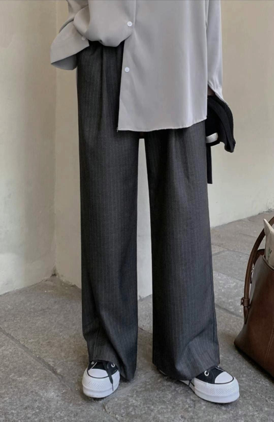 PINSTRIPE CHILL PANTS (TWO LENGTH)