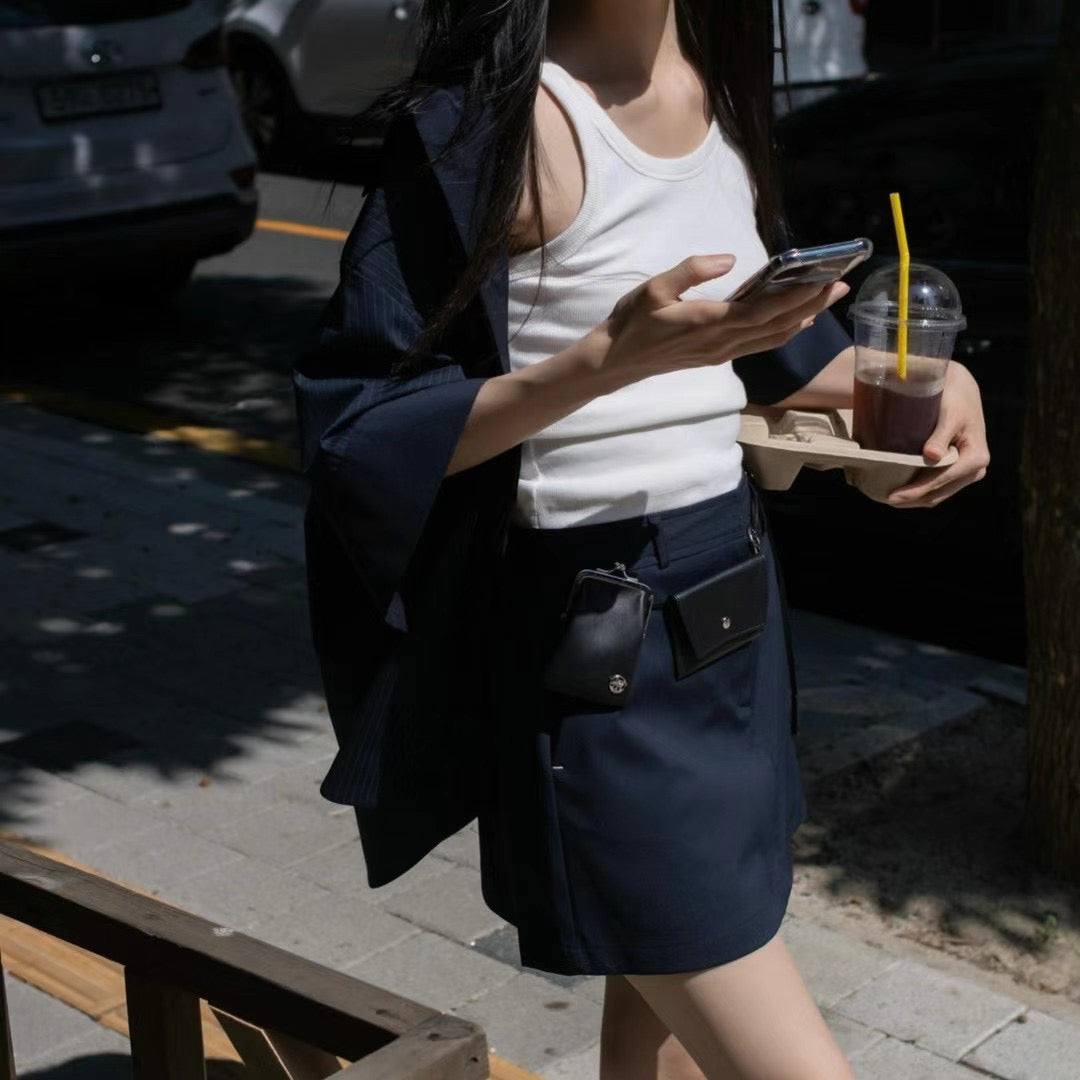 CLASSY MINI SKIRT SHORTS