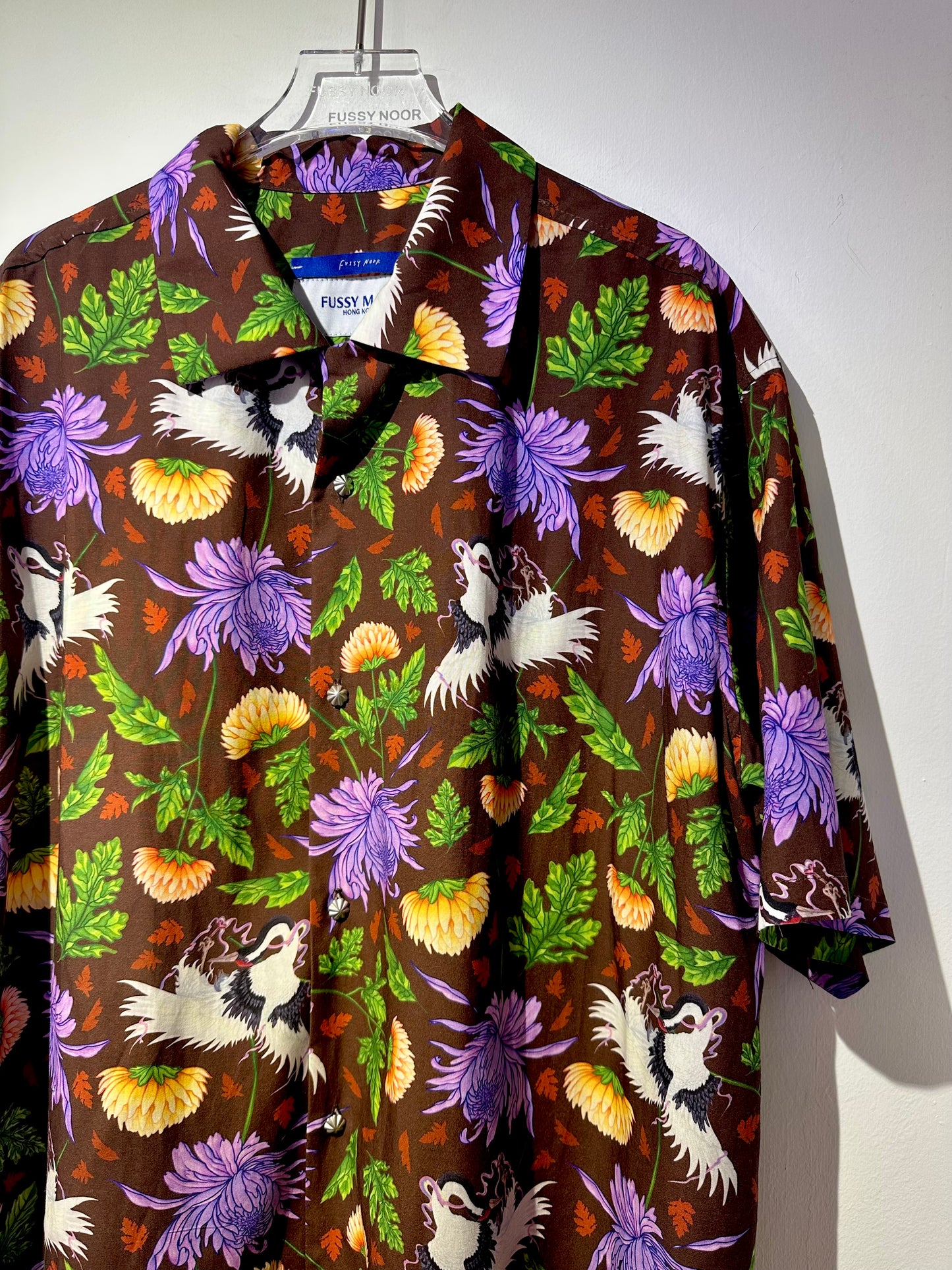 • FUSSY MADE • CRANE PEONY SHIRT