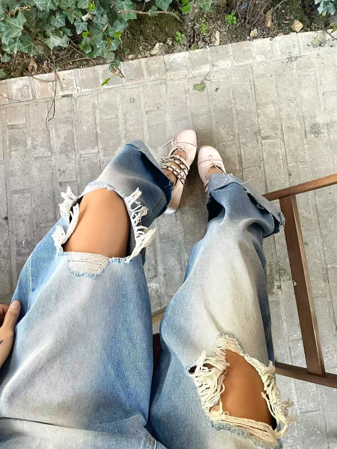 HALF ELASTIC SOFT JEANS