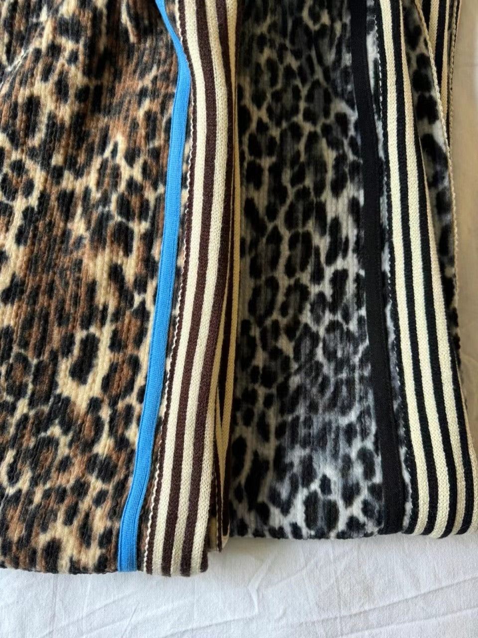 SALE!!!! SIDE STRIPES LEOPARD PANTS
