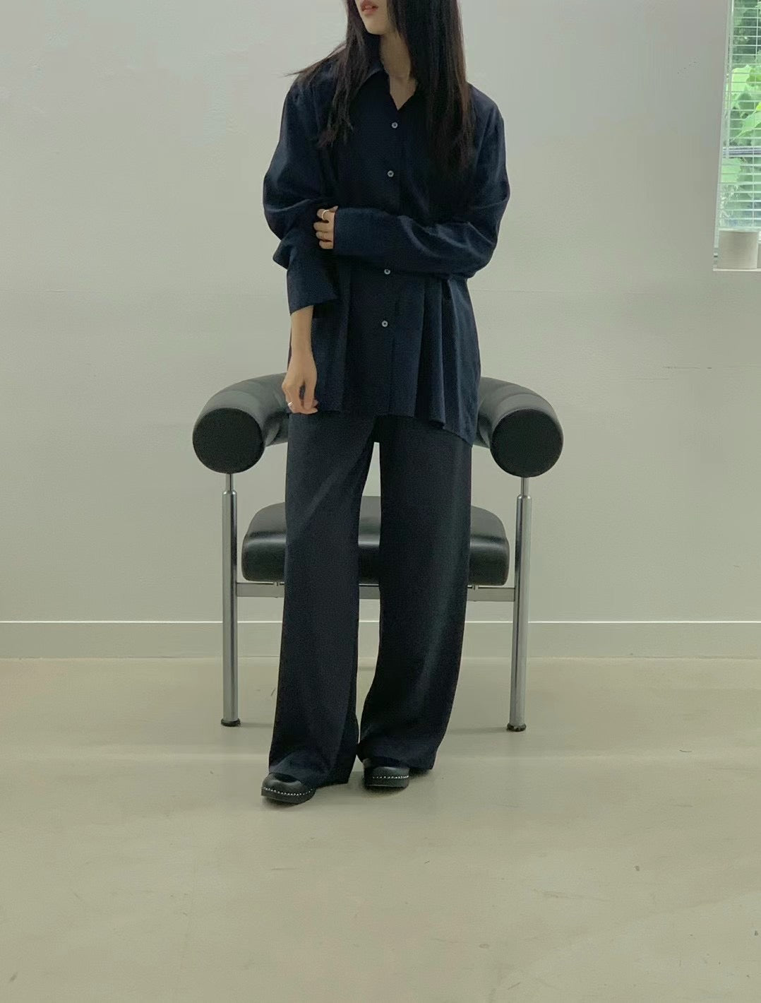ELASTIC WAIST BASIC PANTS