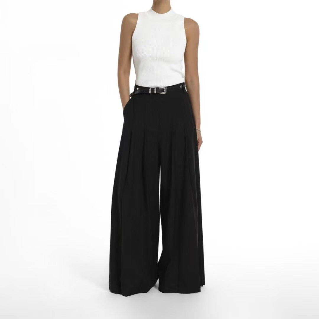 HALTER RIBBED VEST