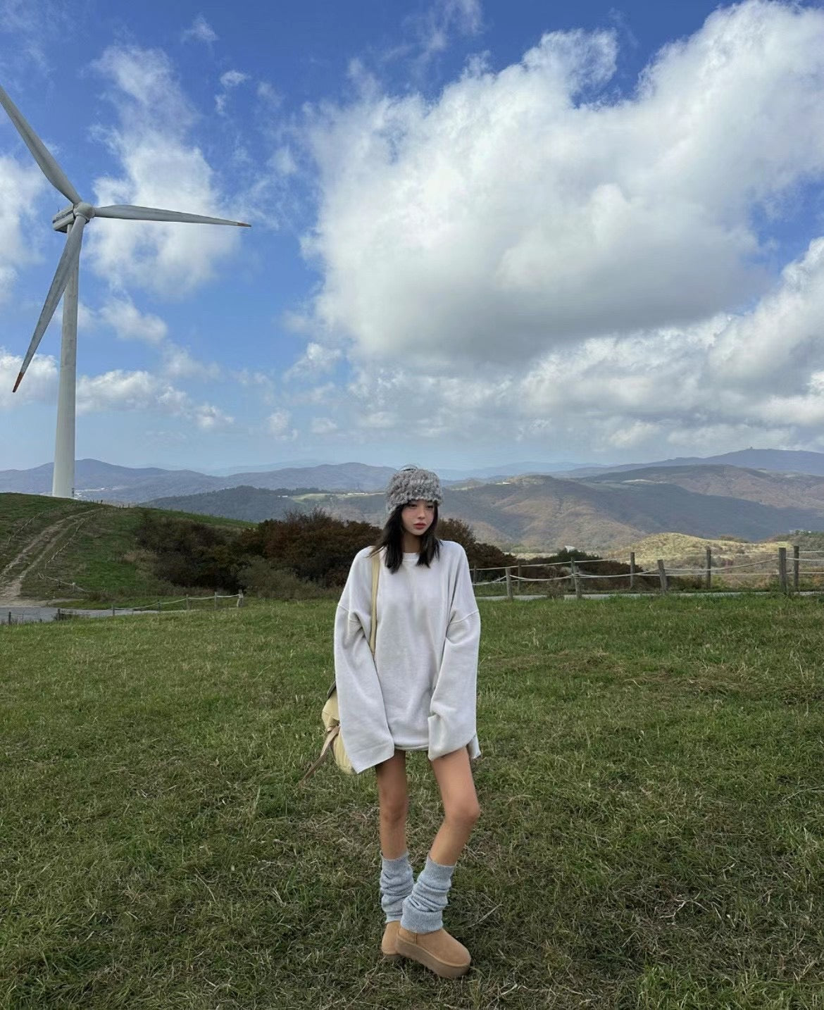 OVERSIZE FLEECE TEE
