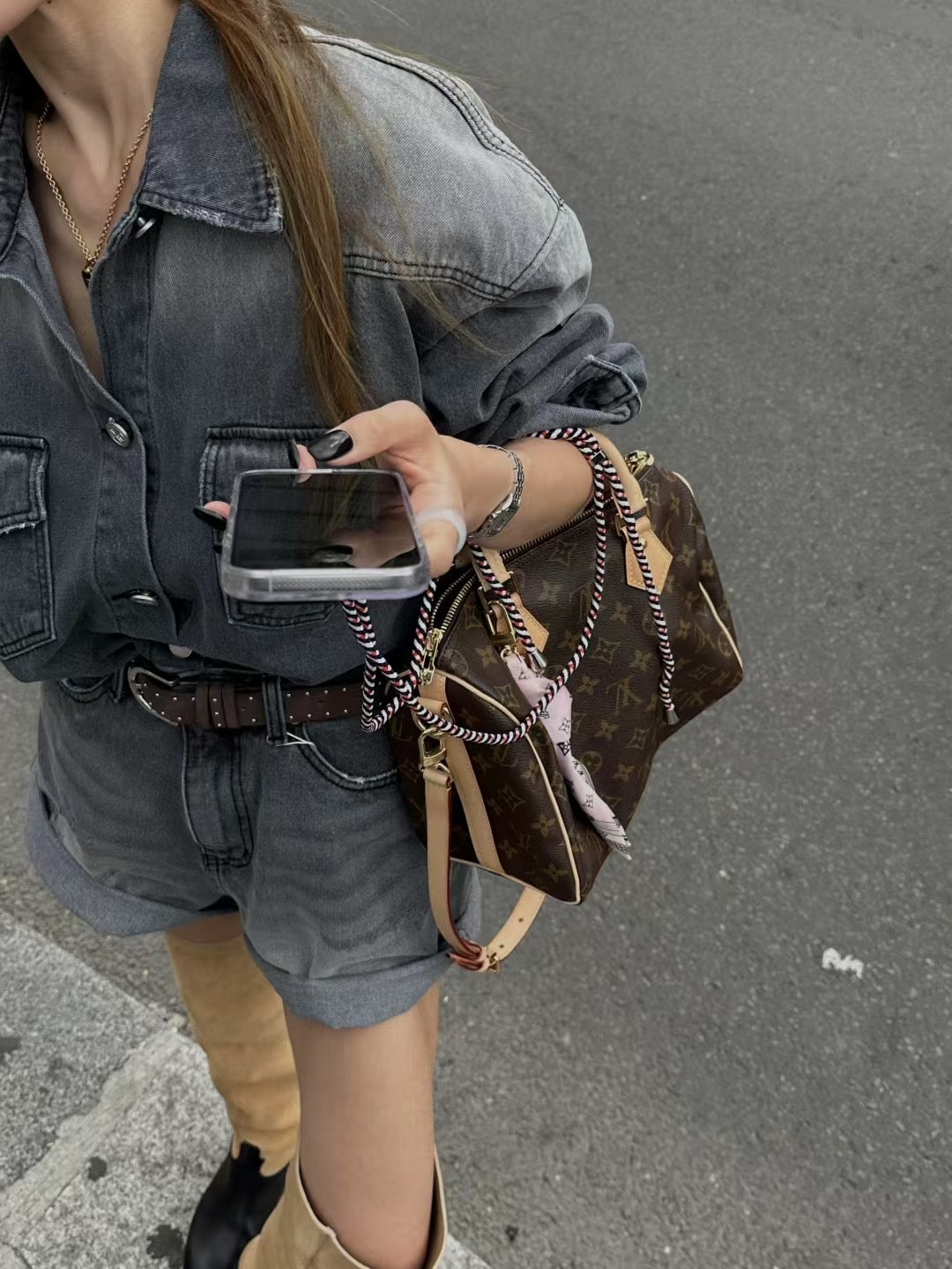 CHIC CLASSIC DENIM SHIRT