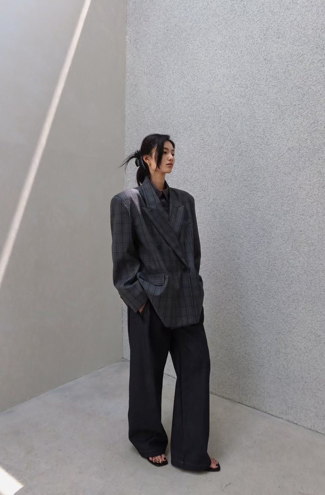 HARMONY CHECKED BLAZER