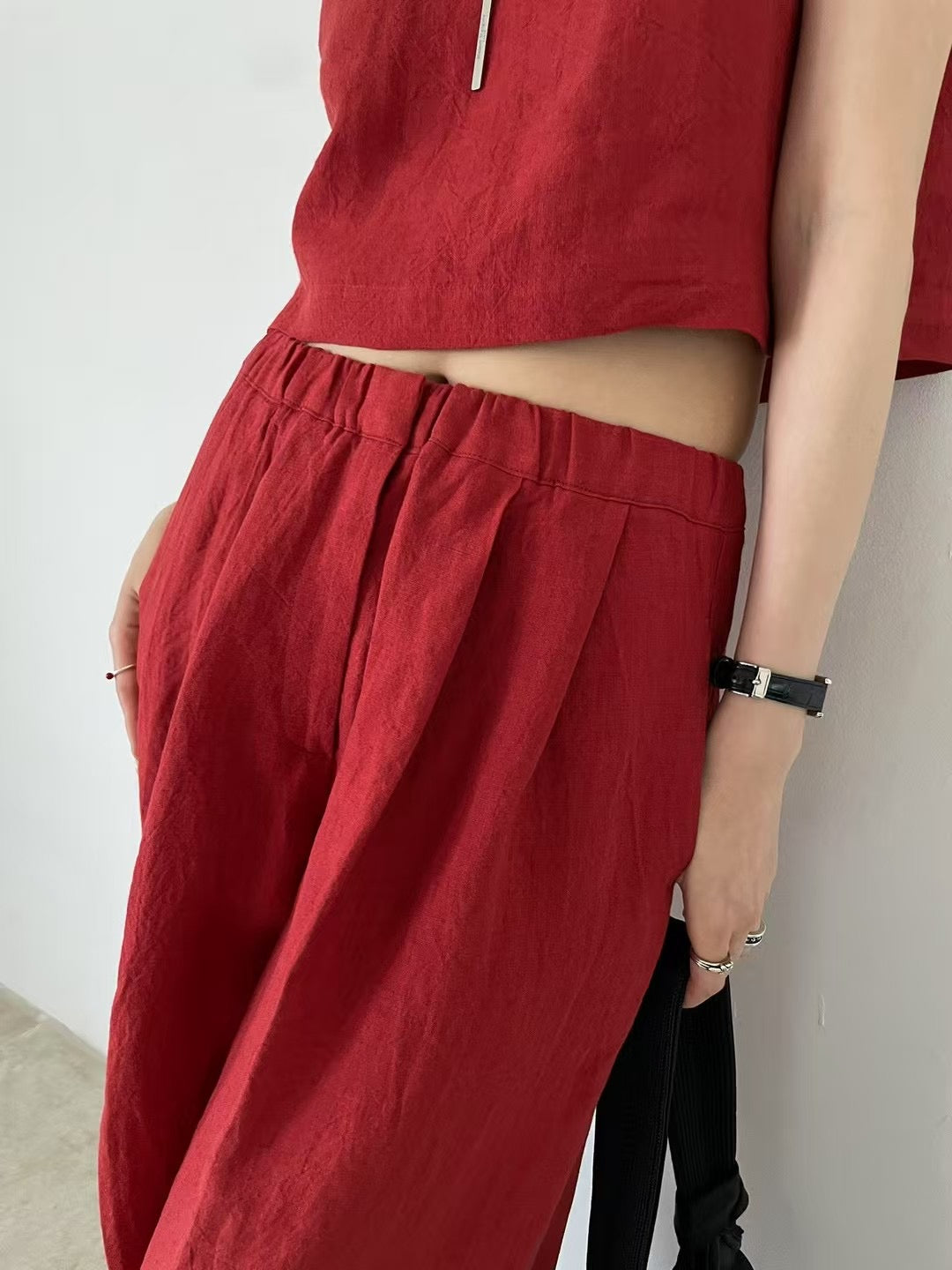 BREATHABLE LINEN PANTS