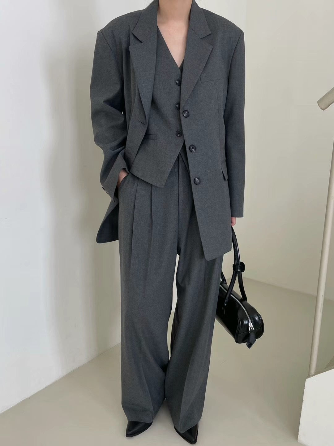 !!!LAST ORDER - SPECIAL OFFER until Sunday!!! FALL DUO PLEATED SUIT PANTS