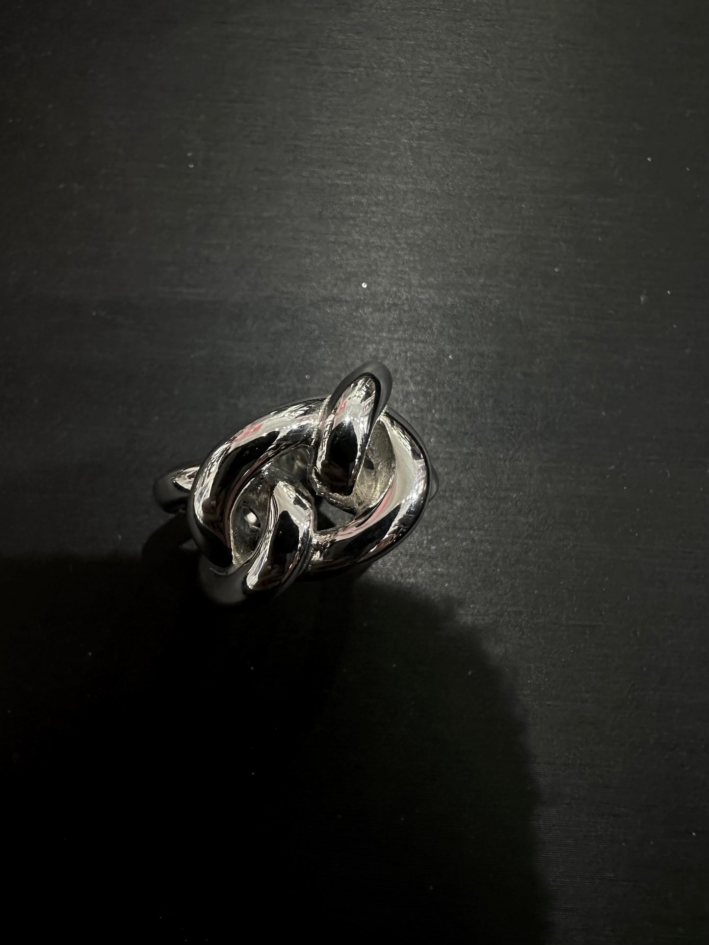 HANDMADE 925 BIG KNOT RING