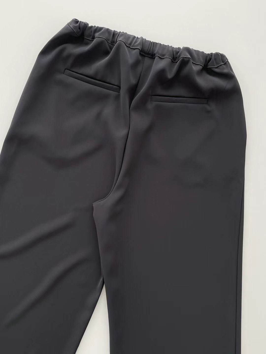 DRAWSTRING STRAIGHT CUT PANTS