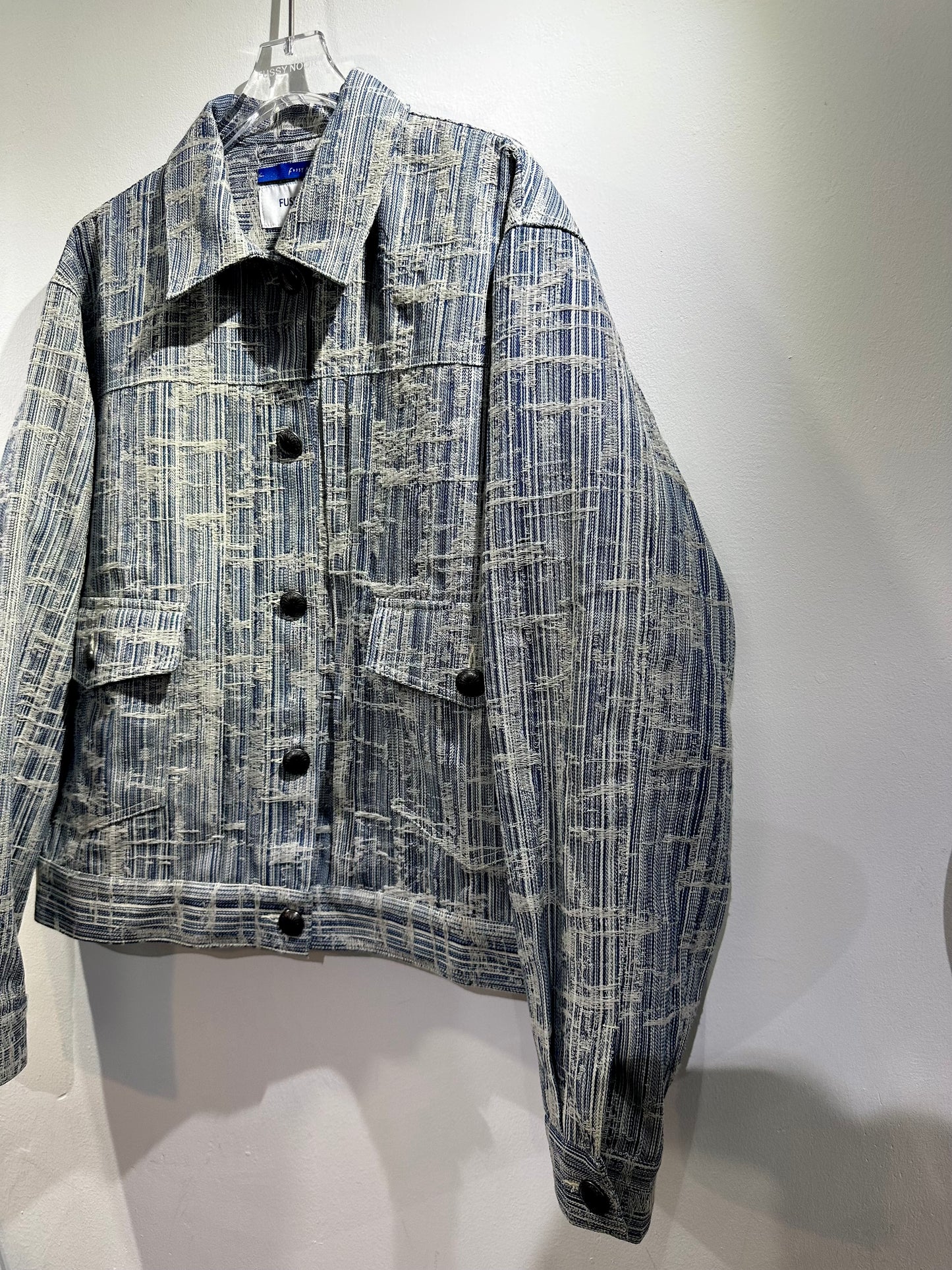 • FUSSY MADE • BAMBOO JACQUARD DENIM JACKET