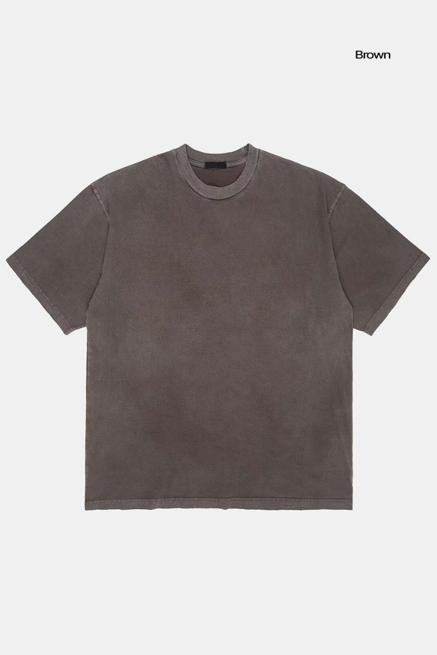 WASHED COLOUR GOOD CUT TEE