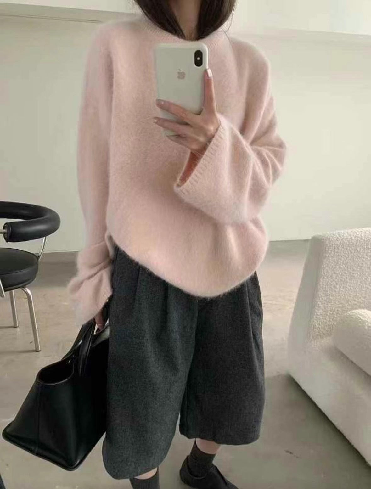 CREW NECK MOMO KNIT