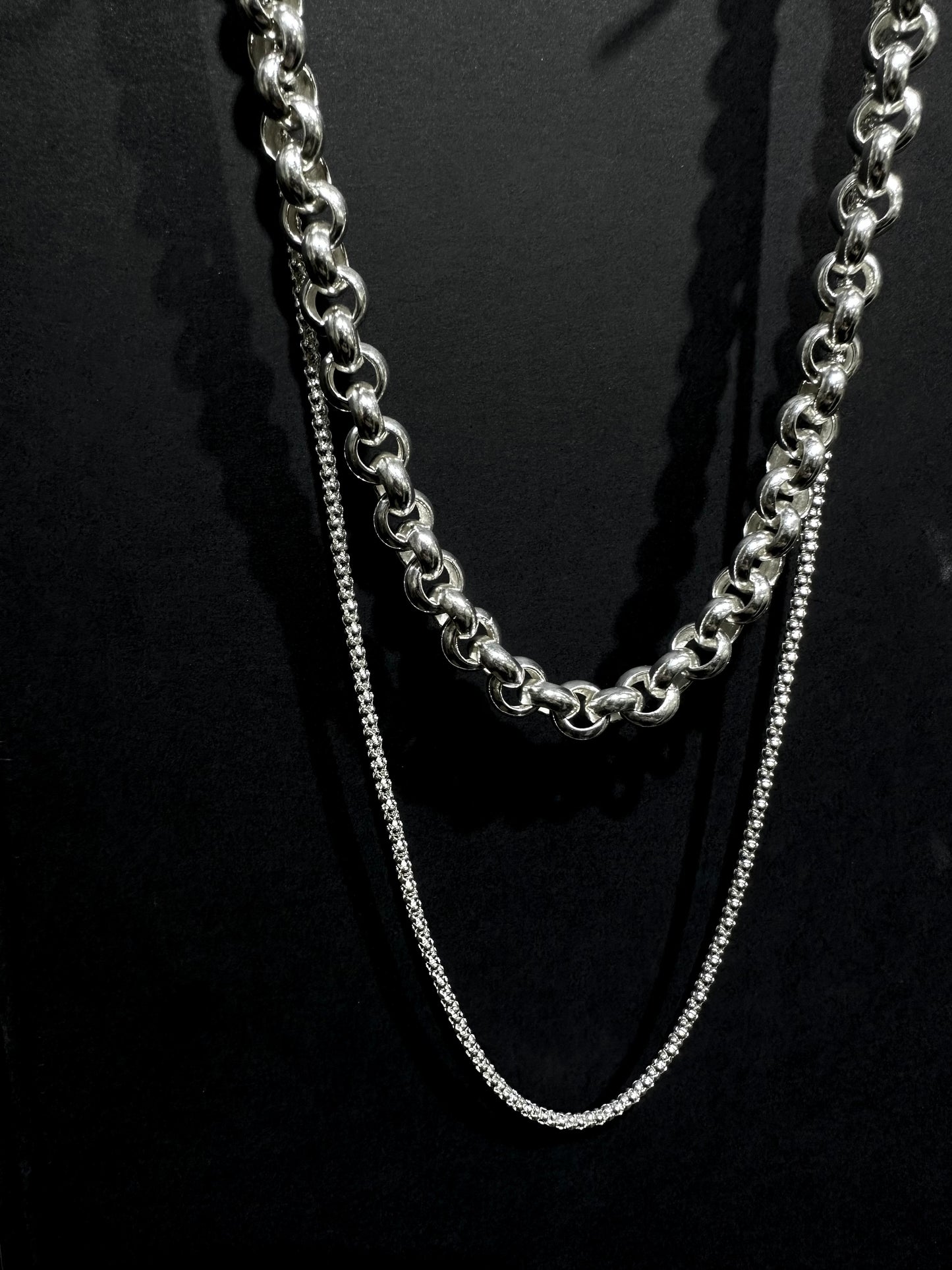 HANDMADE 925 CIRCLE LINK NECKLACE