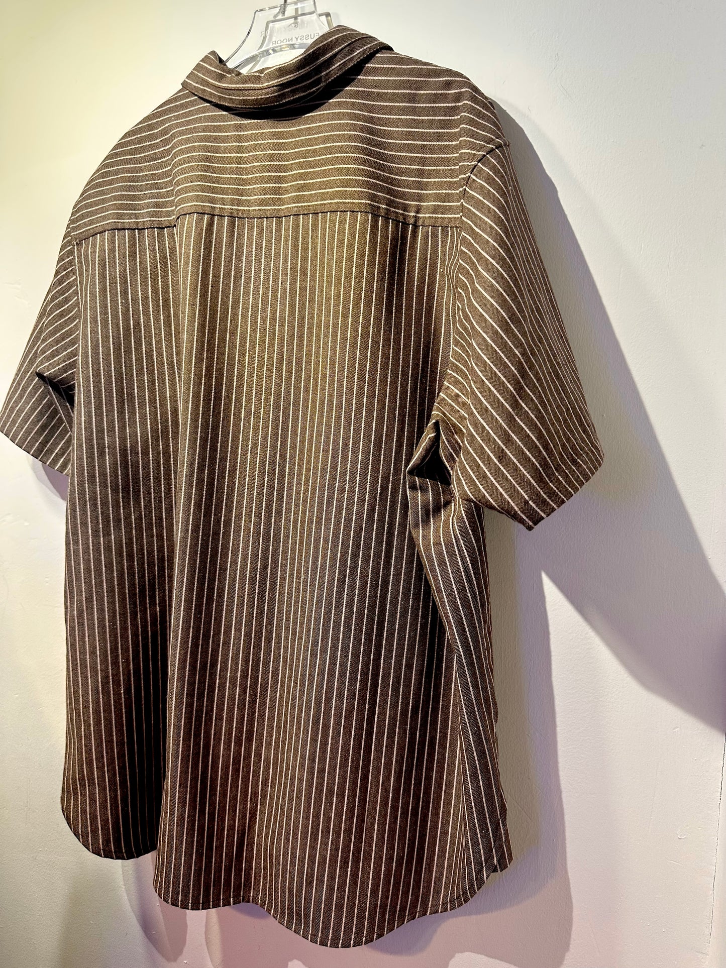 • FUSSY MADE • CHOCOLATE STRIPE SHIRT