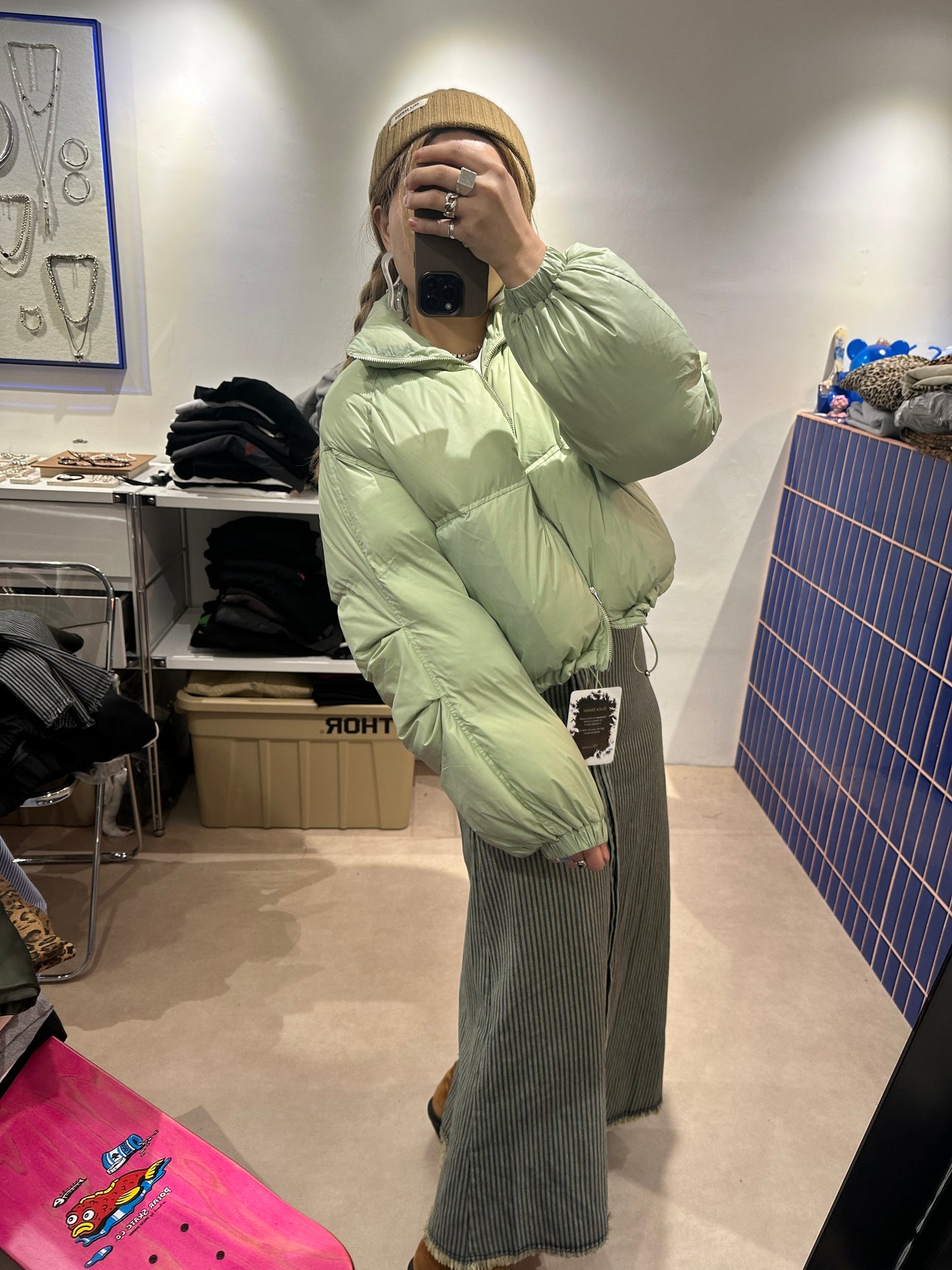 !!!l LAST ORDER - SPECIAL OFFER until Sunday!!! CROP DUCKDOWN JACKET