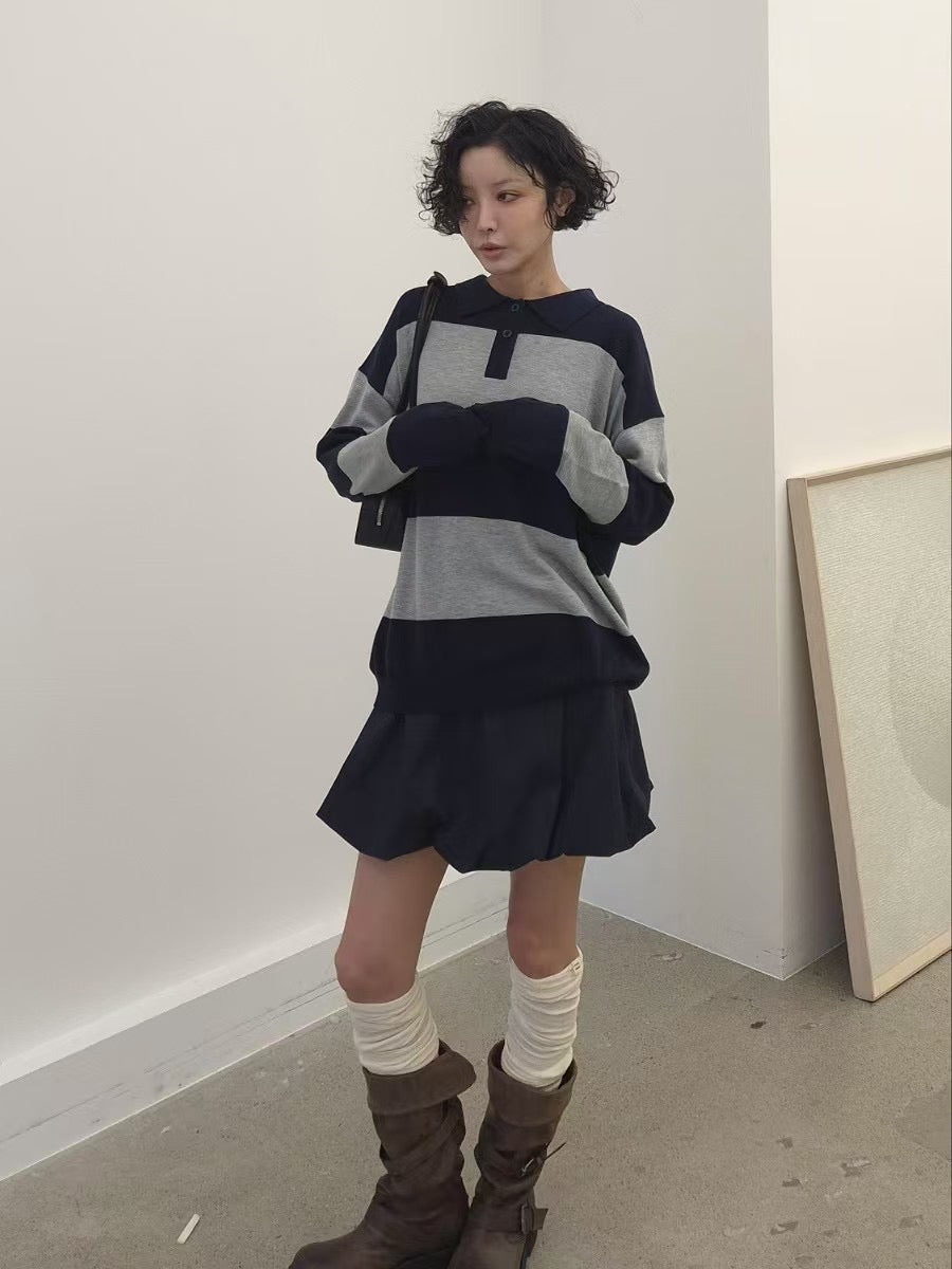 SOFT SILK POLO TOP