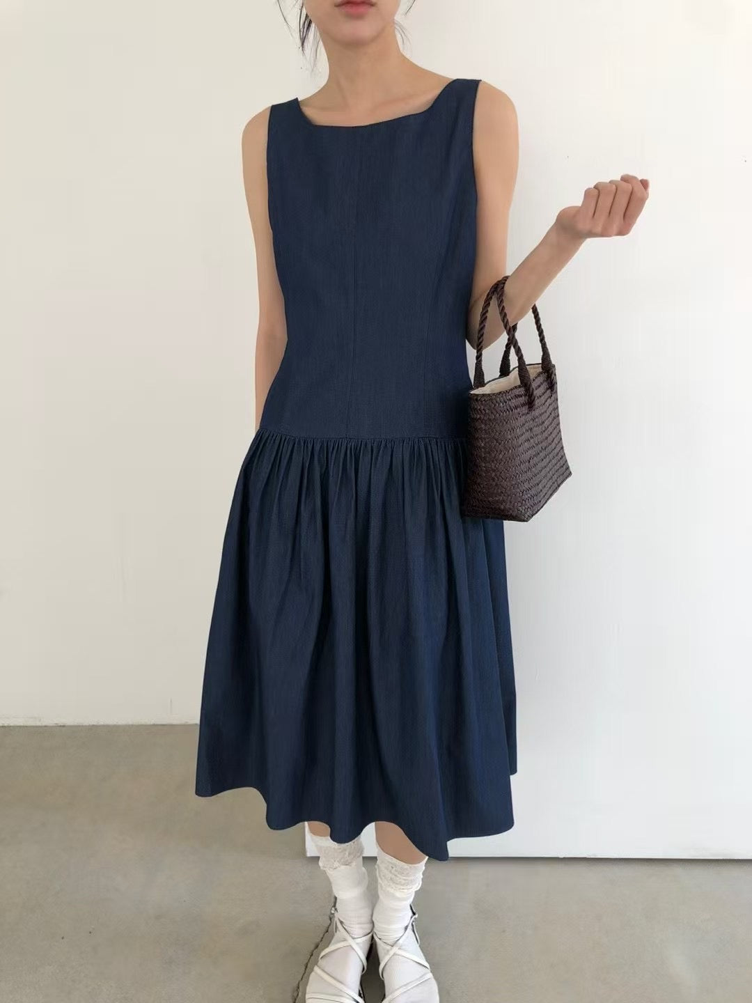 SOFT DENIM DRESS