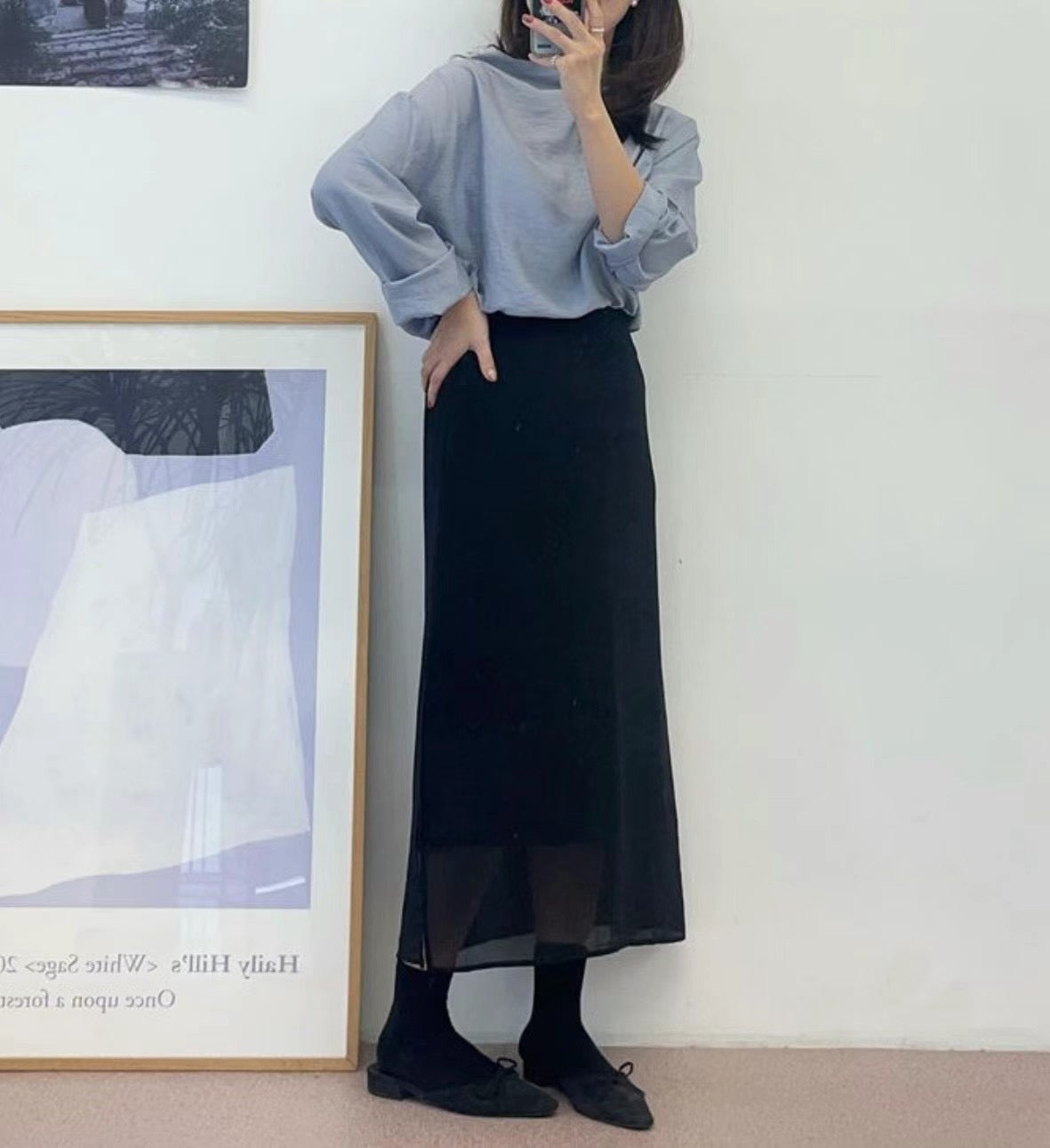DOUBLE LAYERS SKIRT