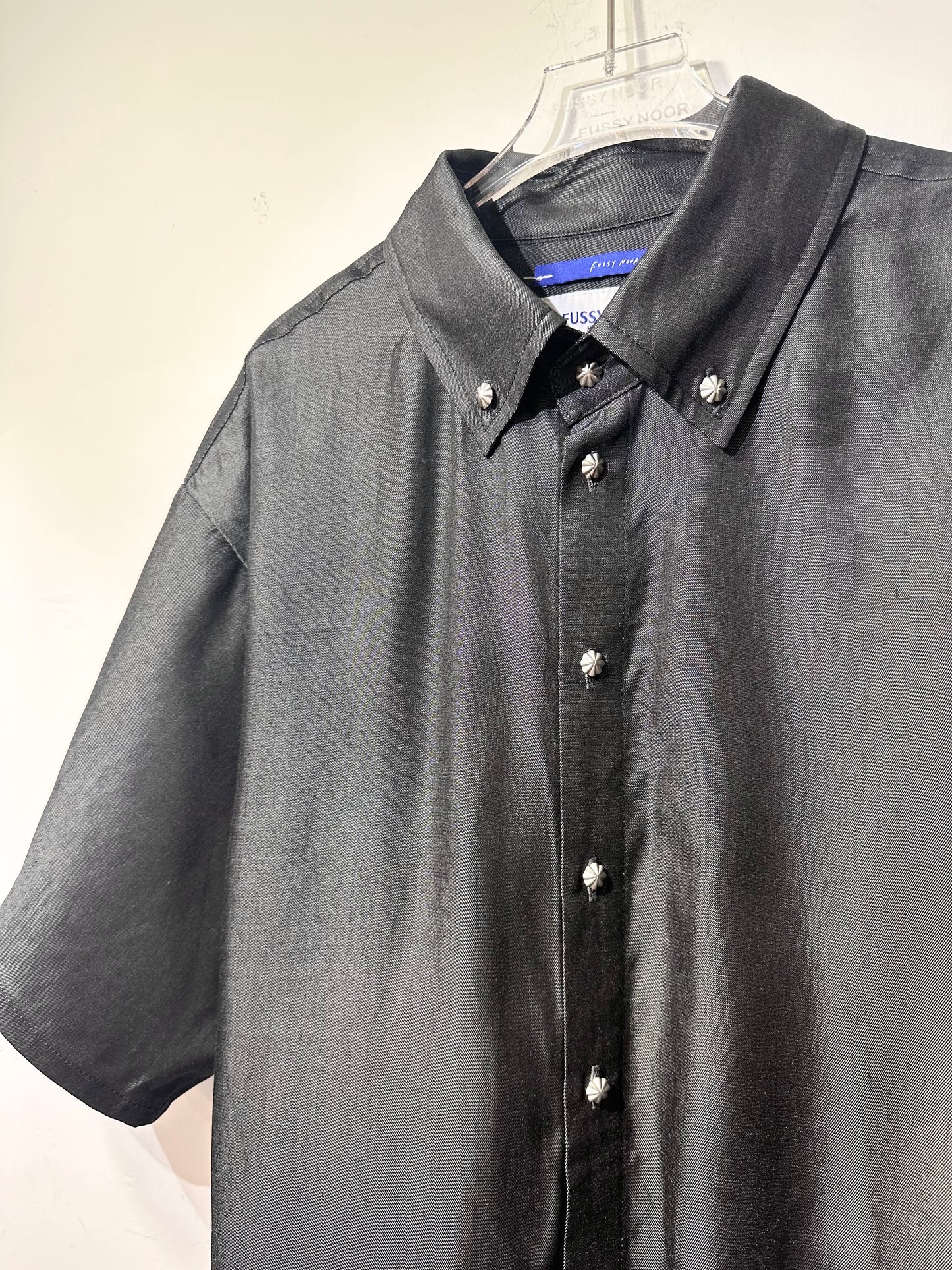 • FUSSY MADE • ICE SILK DENIM SHIRT