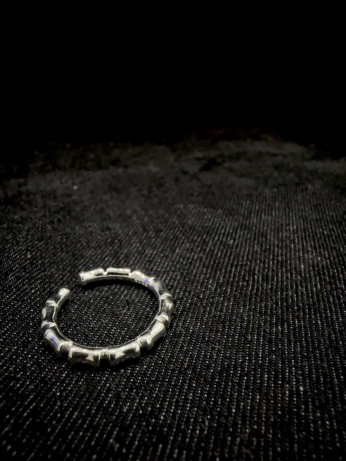 925 BAMBOO LOOP RING