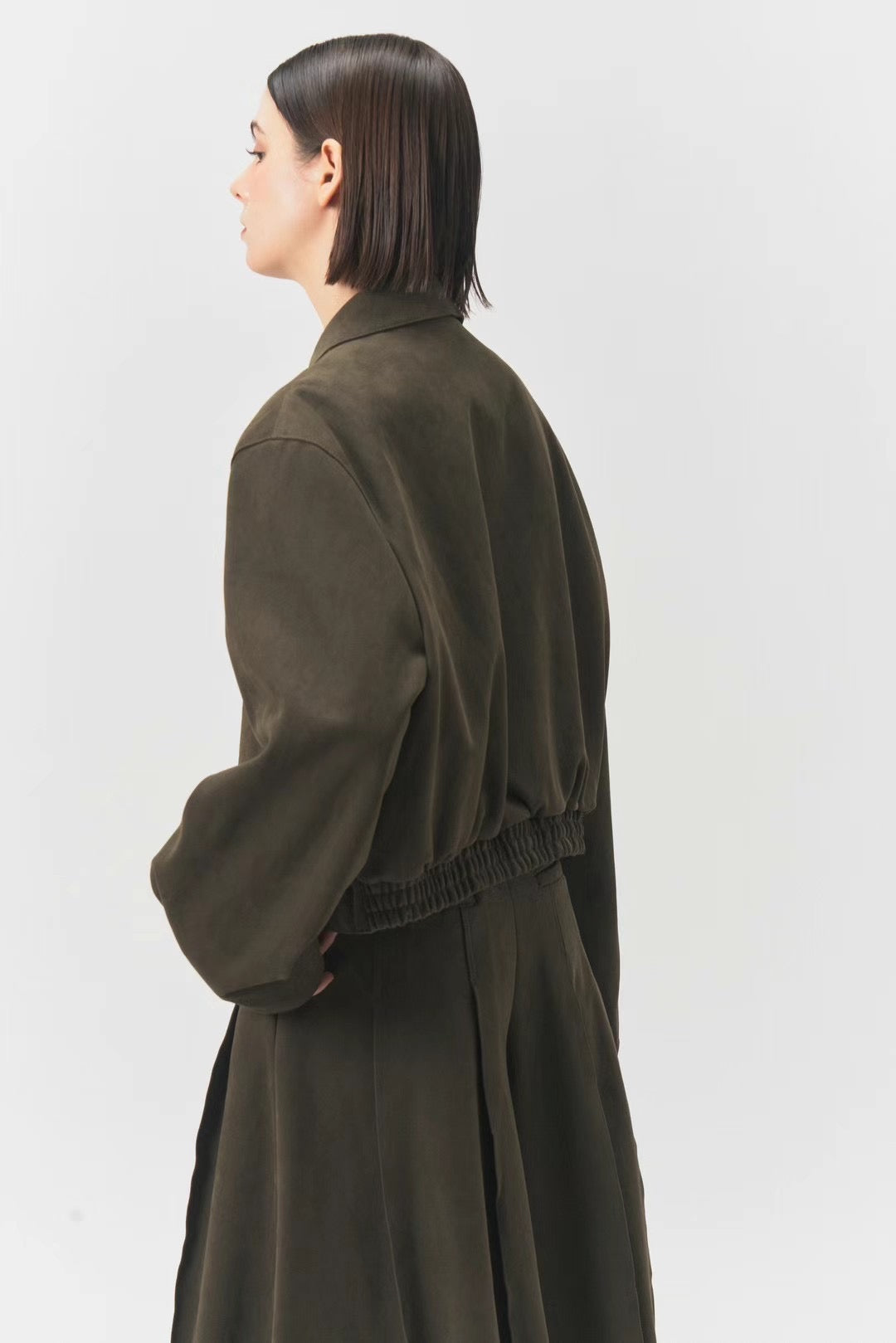 SUEDE BOMBER JACKET