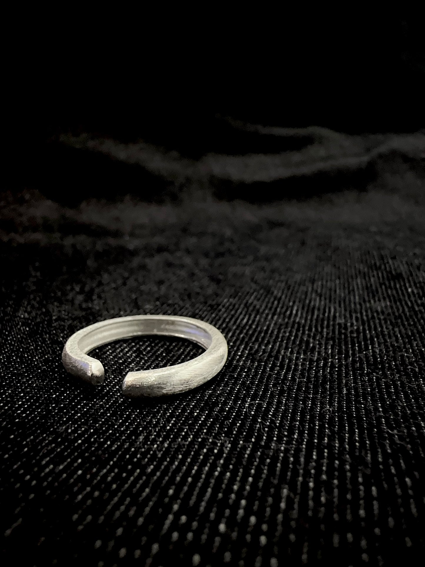 925 MATTE FINISH ROUND RING