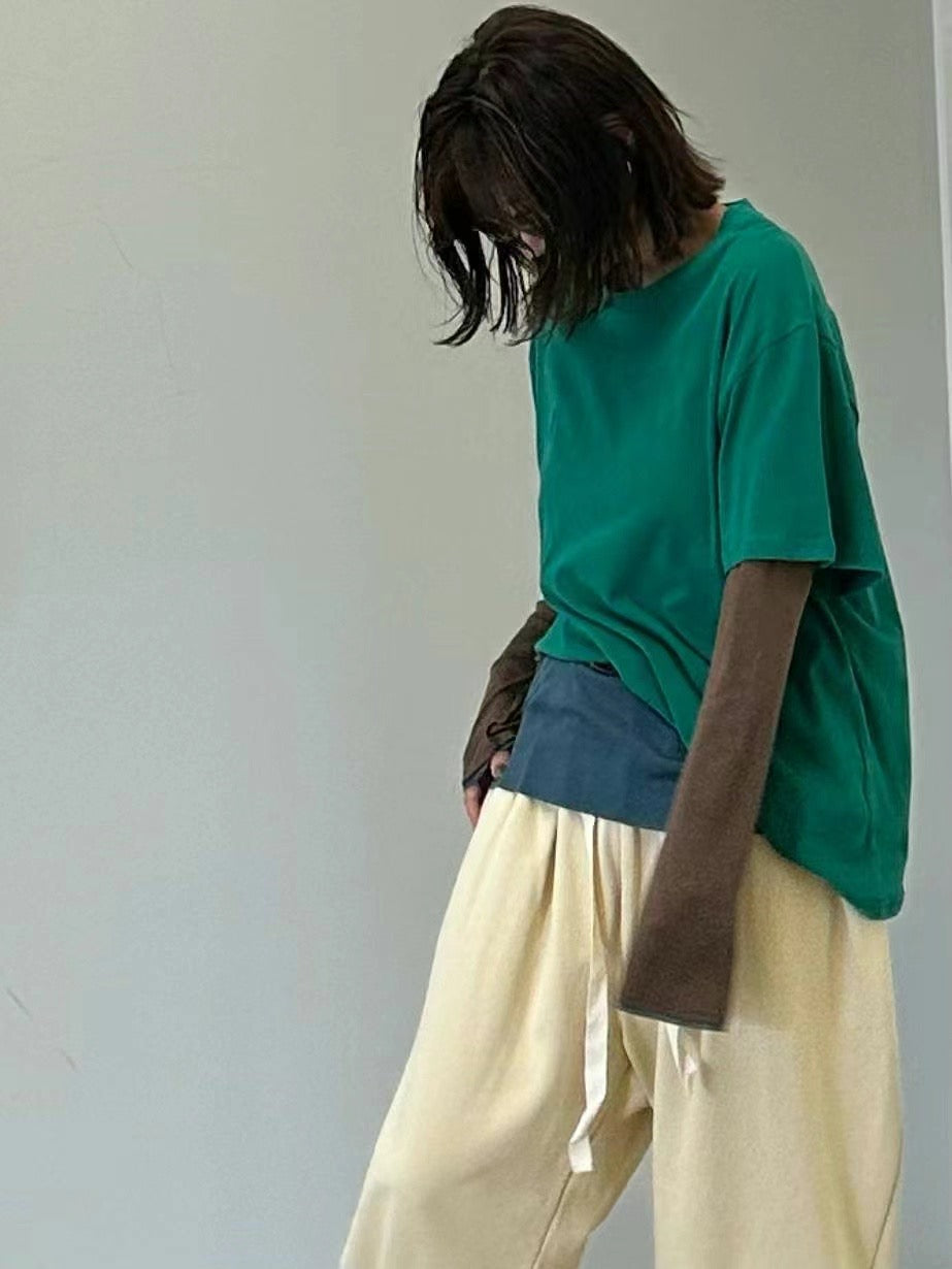 CASUAL PLAIN TEE (4 COLOURS)
