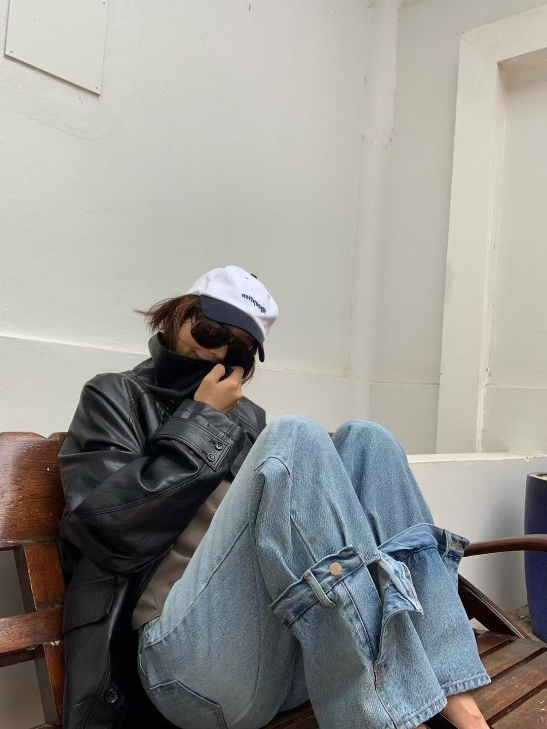 PU TRENCH COAT