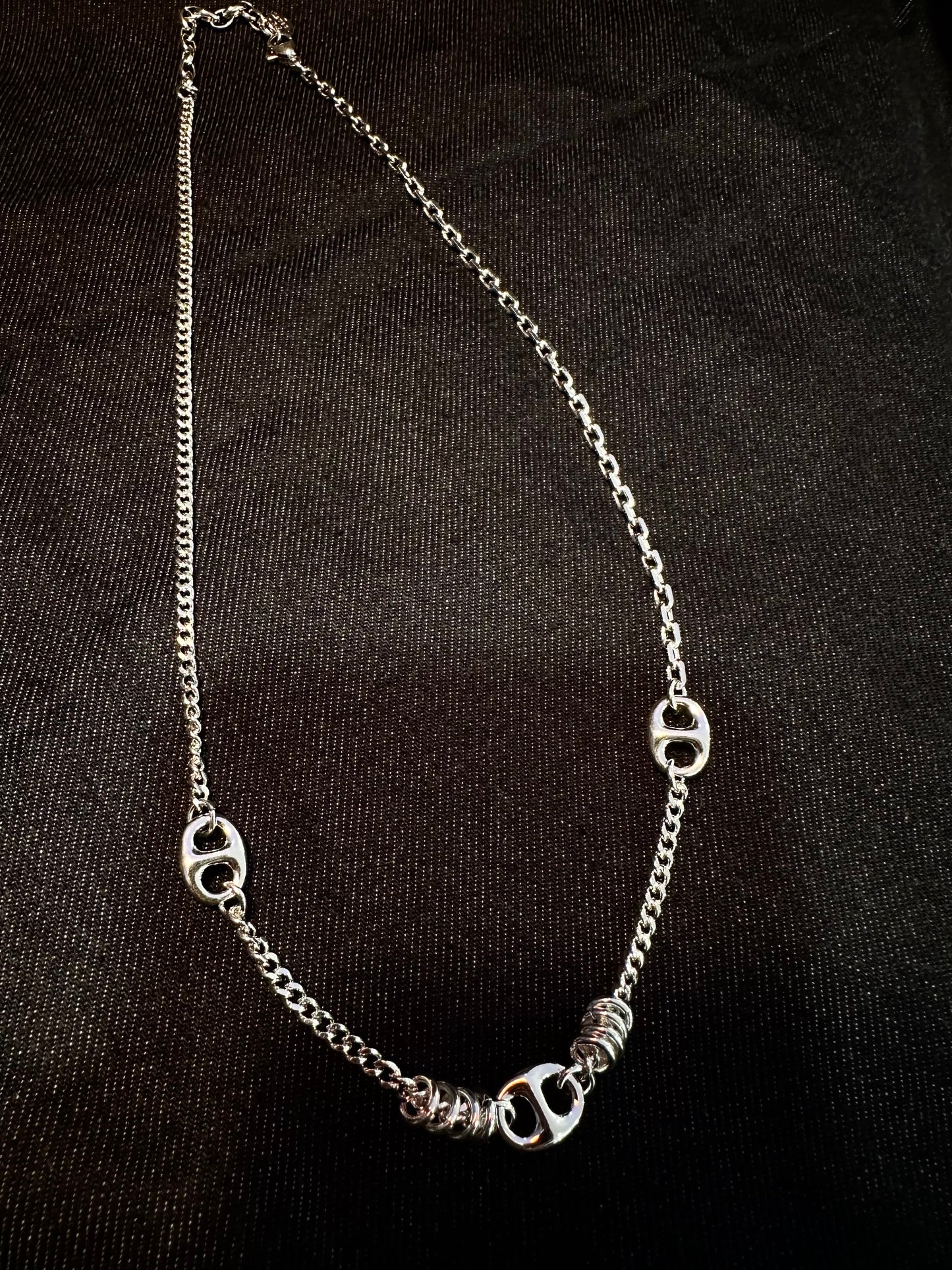 925 PIGGY NOSE LINK NECKLACE