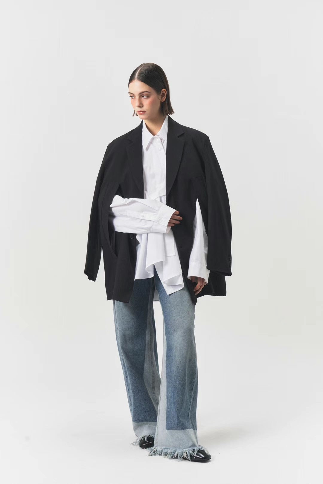 2WAY CAPE BLAZER