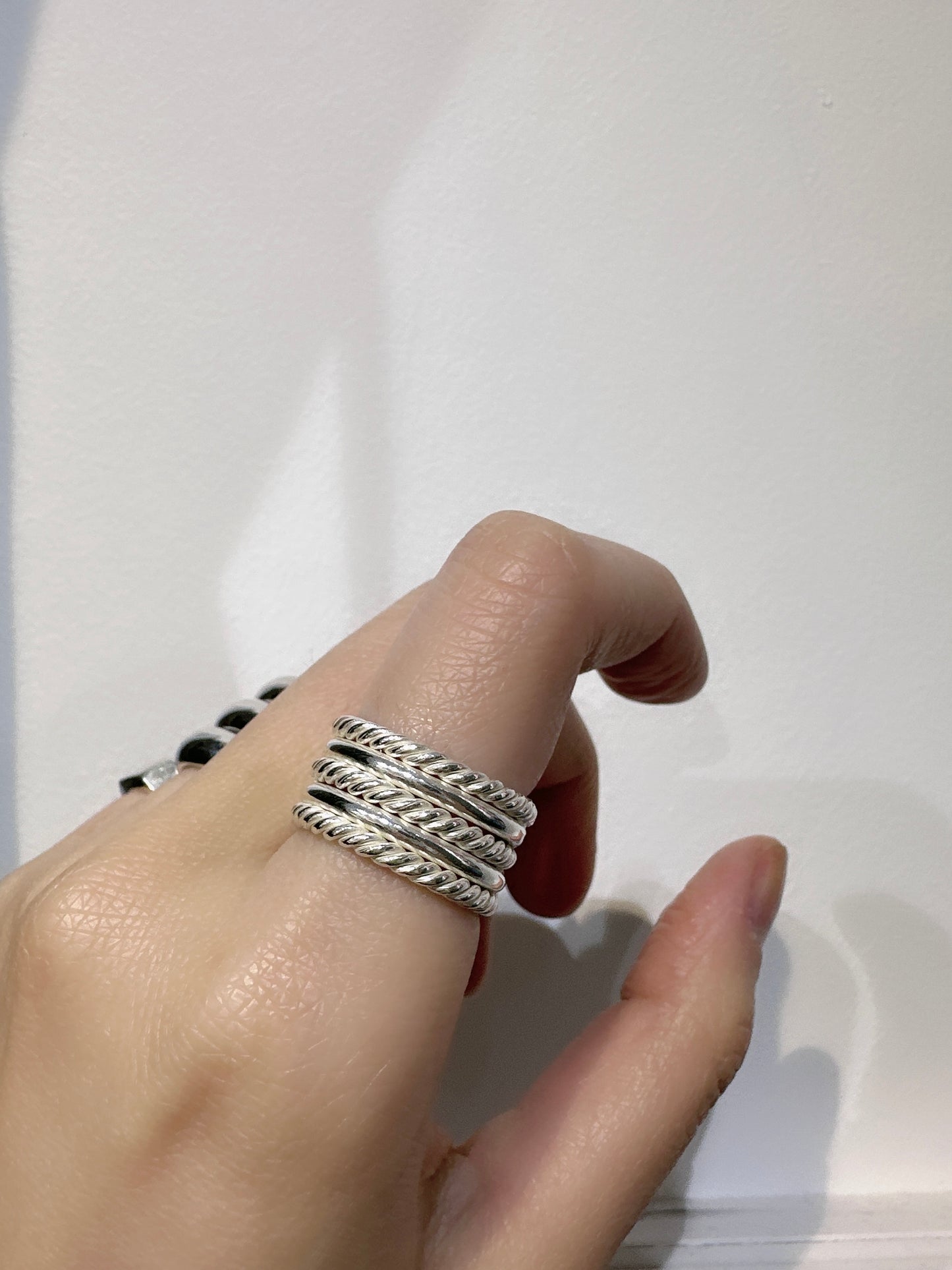 925 HANDMADE THICK TWIST RING