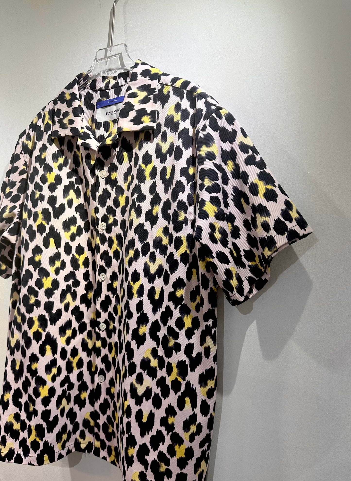 • FUSSY MADE • LIGHT PINK LEOPARD SHIRT