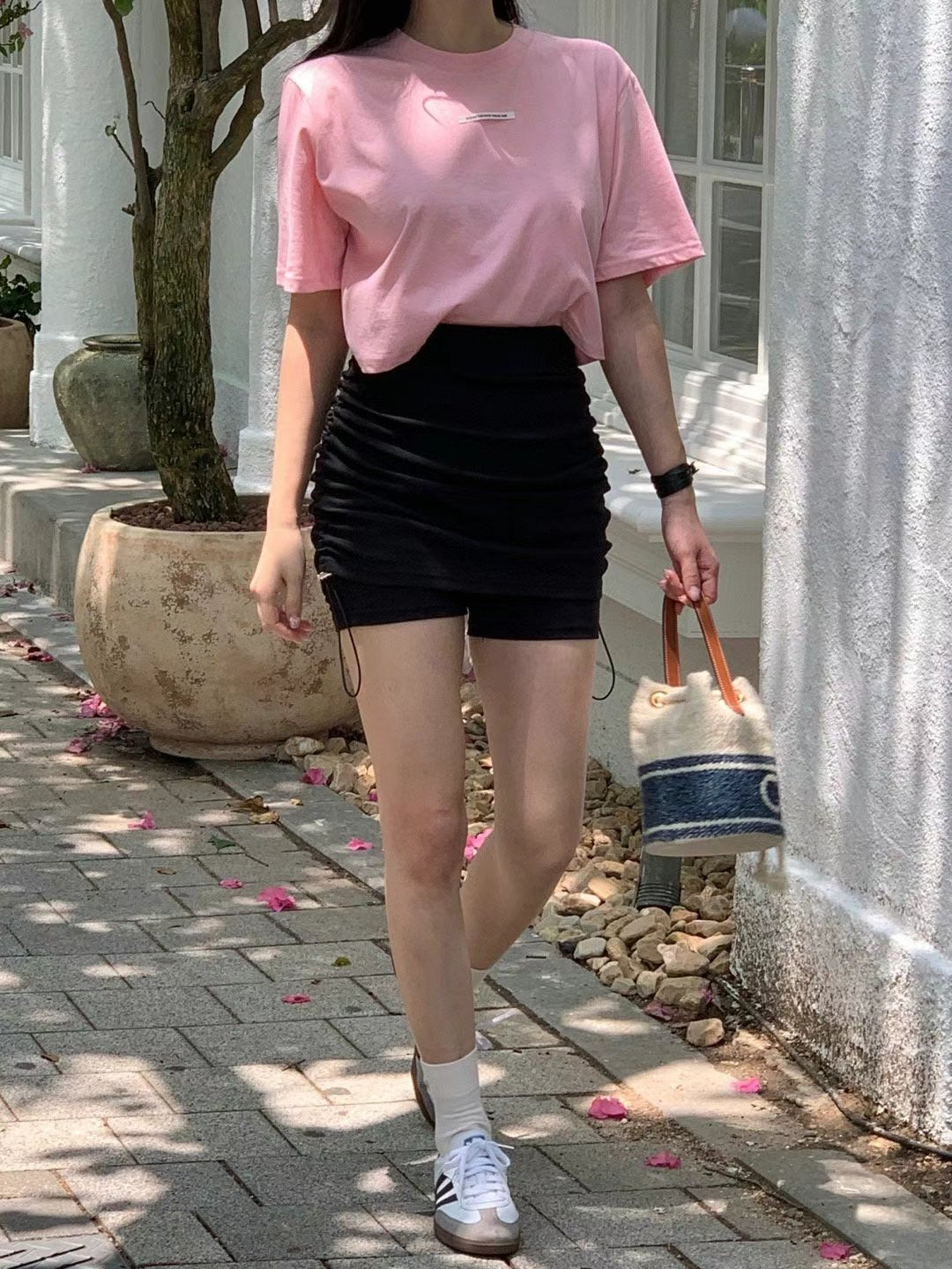 DRAWSTRING PANT SKIRT