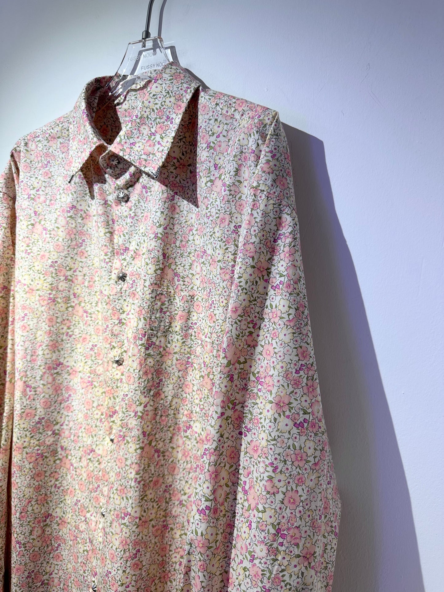 • FUSSY MADE • FLOWER BLOSSOM SHIRT ( LIBERTY OF LONDON FABRIC )