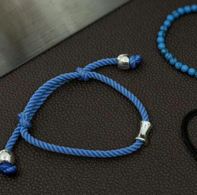 925 SILVER CHARMS ROPE BRACELET