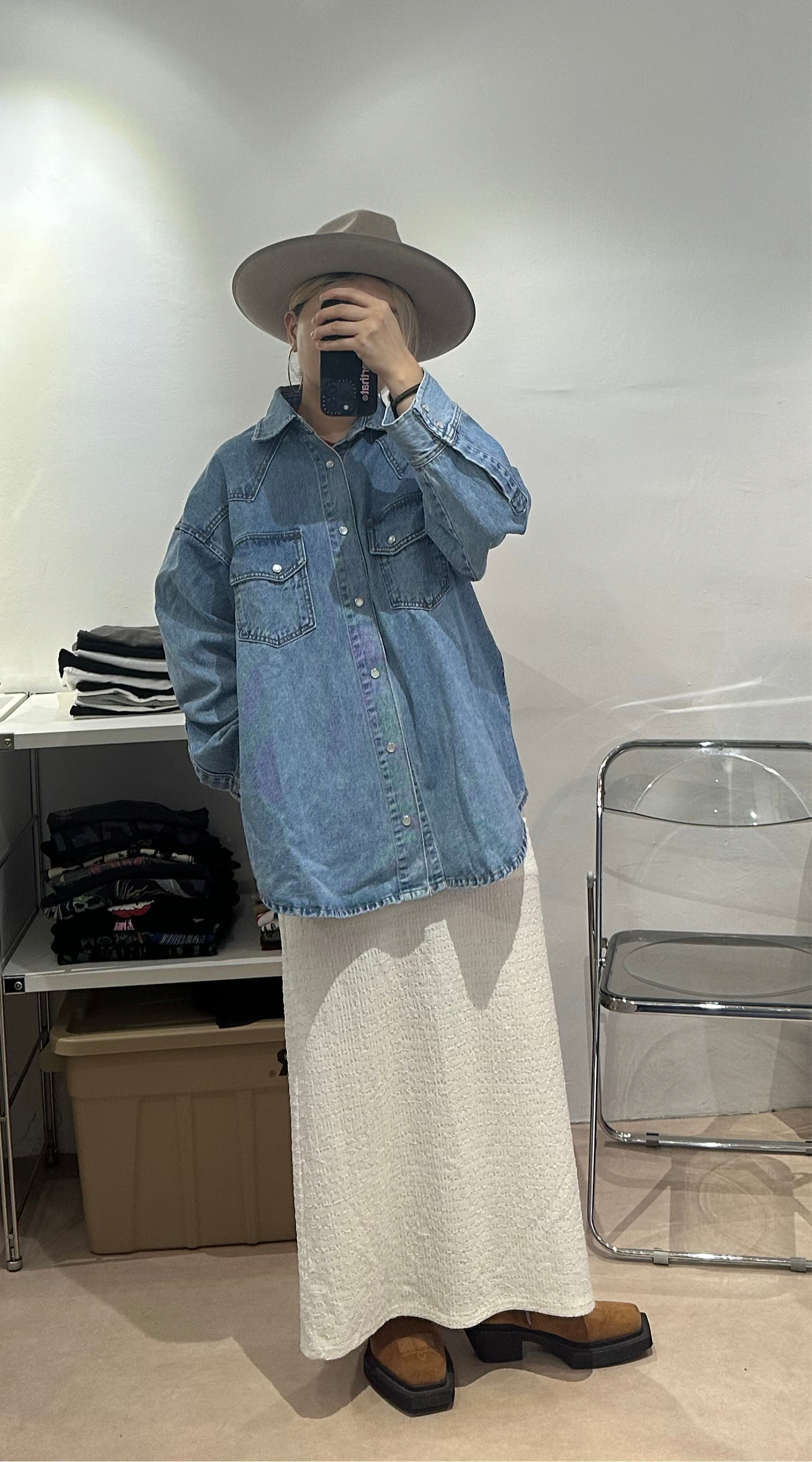 DENIM SHIRT JACKET