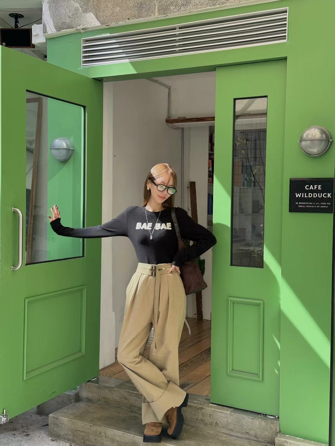 DOUBLE BELT PANTS